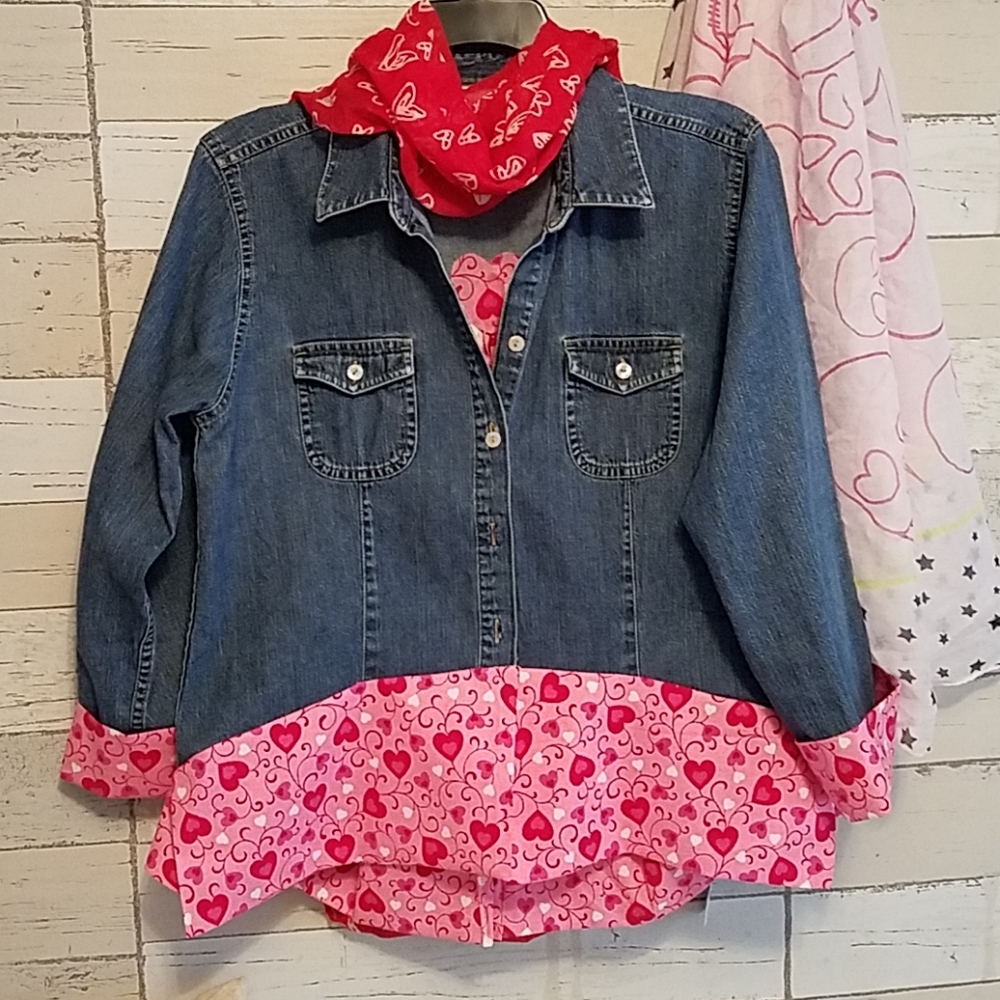Redesigned denim shirt